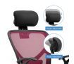 Adjustable Breathable Ergo Mesh Office Computer Chair w/ Lumbar Support - Black/Red