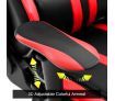 Racing Gaming Office Chair PU Leather Computer Seat w/Adjustable Headrest & Footrest