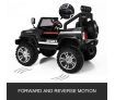 Kids Off Road Ride On Toy Electric Remote Control Truck Jeep w/Built-in Songs - Black
