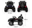 Kids Off Road Ride On Toy Electric Remote Control Truck Jeep w/Built-in Songs - Black