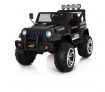 Kids Off Road Ride On Toy Electric Remote Control Truck Jeep w/Built-in Songs - Black