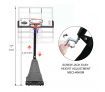 Genki Adjustable 2.45m-3.05m Portable Basketball Hoop System Stand w/Scoreboard