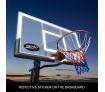 Genki Adjustable 2.45m-3.05m Portable Basketball Hoop System Stand w/Scoreboard
