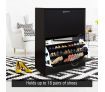 18 Pair Shoe Cabinet 2 Rack Wooden Home Footwear Storage Stand - Walnut