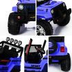 Electric Ride on Toy Off Road Jeep Remote Control Kids Built-in Music - Blue