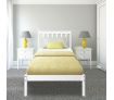 New Wooden Bed Frame Single Pine Bedroom Furniture for Adult Kid White