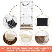 Multi-layer Cat Cage Luxurious Wire Pet House Crate with Wheels - Brown