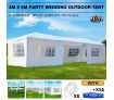OGL 3M x 9M Party Wedding Outdoor Tent Canopy Gazebo Pavilion Events Canopies w/7 Removable Walls