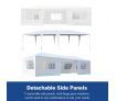 OGL 3M x 9M Party Wedding Outdoor Tent Canopy Gazebo Pavilion Events Canopies w/7 Removable Walls