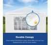 OGL 3M x 9M Party Wedding Outdoor Tent Canopy Gazebo Pavilion Events Canopies w/7 Removable Walls