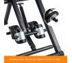 Adjustable Inversion Table Foldable Gravity Back Stretcher Inverter w/PVC Mat & Heavy - Duty Steel Frame