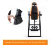 Adjustable Inversion Table Foldable Gravity Back Stretcher Inverter w/PVC Mat & Heavy - Duty Steel Frame
