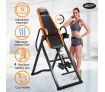 Adjustable Inversion Table Foldable Massage Gravity Back Inverter w/PVC Mat & Heavy-Duty Steel Frame