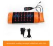 Adjustable Inversion Table Foldable Massage Gravity Back Inverter w/PVC Mat & Heavy-Duty Steel Frame