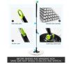 360 Degree Spin Rotating Mop and Bucket Set w/ Wheels and 4 Microfiber Mop Heads