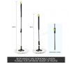 360 Degree Spin Rotating Mop and Bucket Set w/ Wheels and 4 Microfiber Mop Heads