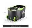 360 Degree Spin Rotating Mop and Bucket Set w/ Wheels and 4 Microfiber Mop Heads