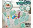 Baby Playpen Fence Room Interactive Activity Centre Enclosure Kids Safety Gates Toddler Play Yard Frog Design 16 Sided Panels