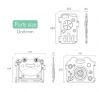 Baby Playpen Fence Room Interactive Activity Centre Enclosure Kids Safety Gates Toddler Play Yard Frog Design 16 Sided Panels