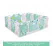 Baby Playpen Fence Room Interactive Activity Centre Enclosure Kids Safety Gates Toddler Play Yard Frog Design 16 Sided Panels