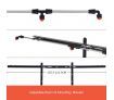 60L ATV Weed Garden Sprayer w/4 Nozzle Boom 130PSI Pump Trailer Tank