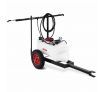 60L ATV Weed Garden Sprayer w/4 Nozzle Boom 130PSI Pump Trailer Tank