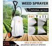 20L Weed Garden Wheel Backpack Sprayer w/4 Nozzle Pump Tank Hose Lance Belt