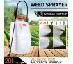 20L Weed Garden Backpack Sprayer w/4 Nozzle Pump Tank Hose Lance Belt