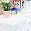 High Gloss Six Drawer Cabinet - White
