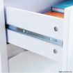 High Gloss Six Drawer Cabinet - White