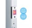 Maxkon 6 Bars Heated Towel Rail Warmer Electric Freestanding Bathroom Drying Rack