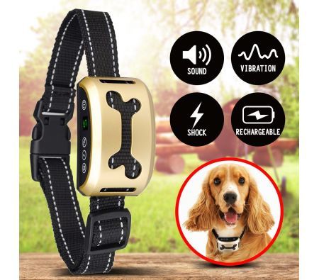 Bark Collar Dog Barking Control Anti Bark Rechargeable Training Collar