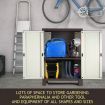 Shogun 92cm Lockable Outdoor Storage Cabinet Cupboard Garage Carport Shed