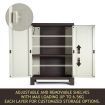 Shogun 92cm Lockable Outdoor Storage Cabinet Cupboard Garage Carport Shed