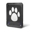 2 Way Locking Dog Cat Pet Secure Brushy Flap Door