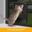 2 Way Locking Dog Cat Pet Secure Brushy Flap Door