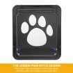 2 Way Locking Dog Cat Pet Secure Brushy Flap Door