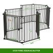10 Panel Pet Dog Playpen Puppy Crate Exercise Cage Enclosure w/ Gazebo Cover