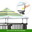 10 Panel Pet Dog Playpen Puppy Crate Exercise Cage Enclosure w/ Gazebo Cover