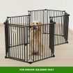 10 Panel Pet Dog Playpen Puppy Crate Exercise Cage Enclosure w/ Gazebo Cover