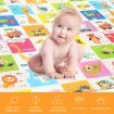 Baby Play Mat Carpet Kids Rug Pad Activity Gym Centre for Playpen Waterproof Colorful Alphabet Animal Texture 180x200cm