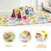Baby Play Mat Carpet Kids Rug Pad Activity Gym Centre for Playpen Waterproof Colorful Alphabet Animal Texture 180x200cm