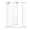 Pet Safety Gate Dog Safe Fence Puppy Baby Security Stair Barrier w/ Cat Door Adjustable 100cm