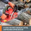SHOGUN 62cc Petrol Commercial Chainsaw 2-Stroke 20" Bar Pruning Chain Saw