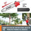 8 in 1 Garden Multi Tool Pole Chainsaw Grass Trimmer Hedger Brush Cutter Whipper Snipper