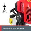 10 in 1 Garden Multi Tool Pole Chainsaw Grass Trimmer Hedger Brush Cutter Whipper Snipper