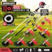 10 in 1 Garden Multi Tool Pole Chainsaw Grass Trimmer Hedger Brush Cutter Whipper Snipper