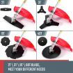 10 in 1 Garden Multi Tool Pole Chainsaw Grass Trimmer Hedger Brush Cutter Whipper Snipper