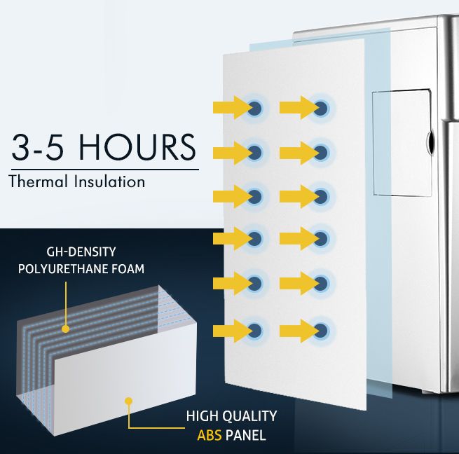 Maxkon 3L Portable Bullet Ice Maker Machine Water Dispenser Home