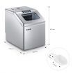 Maxkon 3.2L Portable Ice Cube Maker Machine Home Commercial Fast Benchtop Freezer